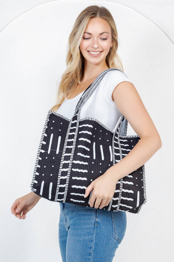 Quilted Tote Bag (BG-96)
