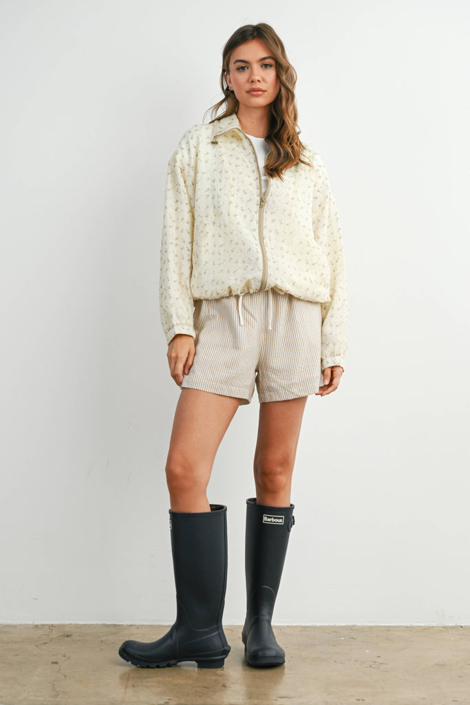 Casual Striped Drawstring Shorts - BMP7940