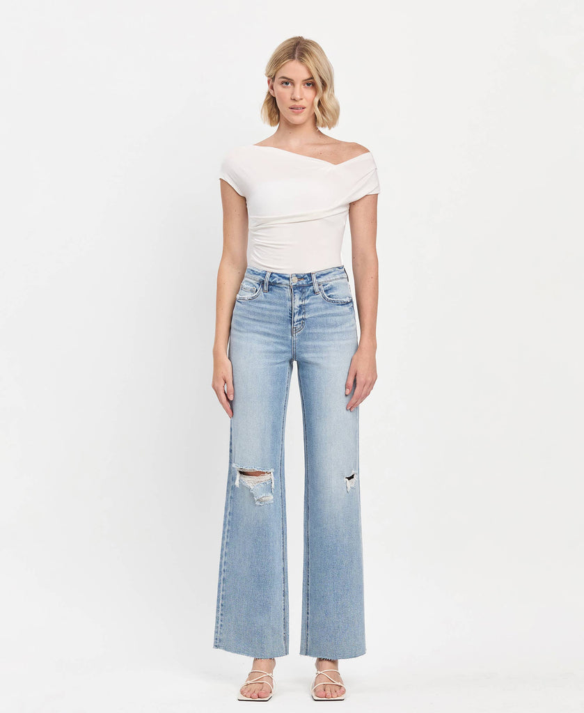 High Rise Clean Cut Jeans