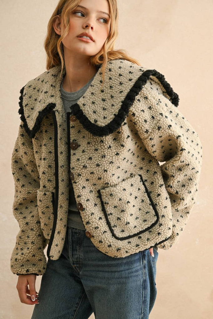 Molly Sherpa Collared Jacket