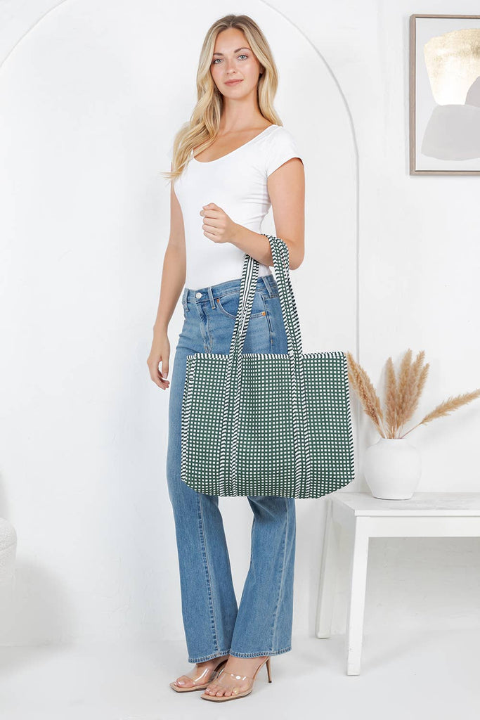 Quilted Tote Bag (BG-93)