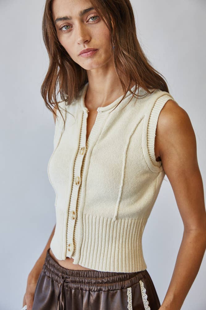 Kara Sleeveless Knit Top