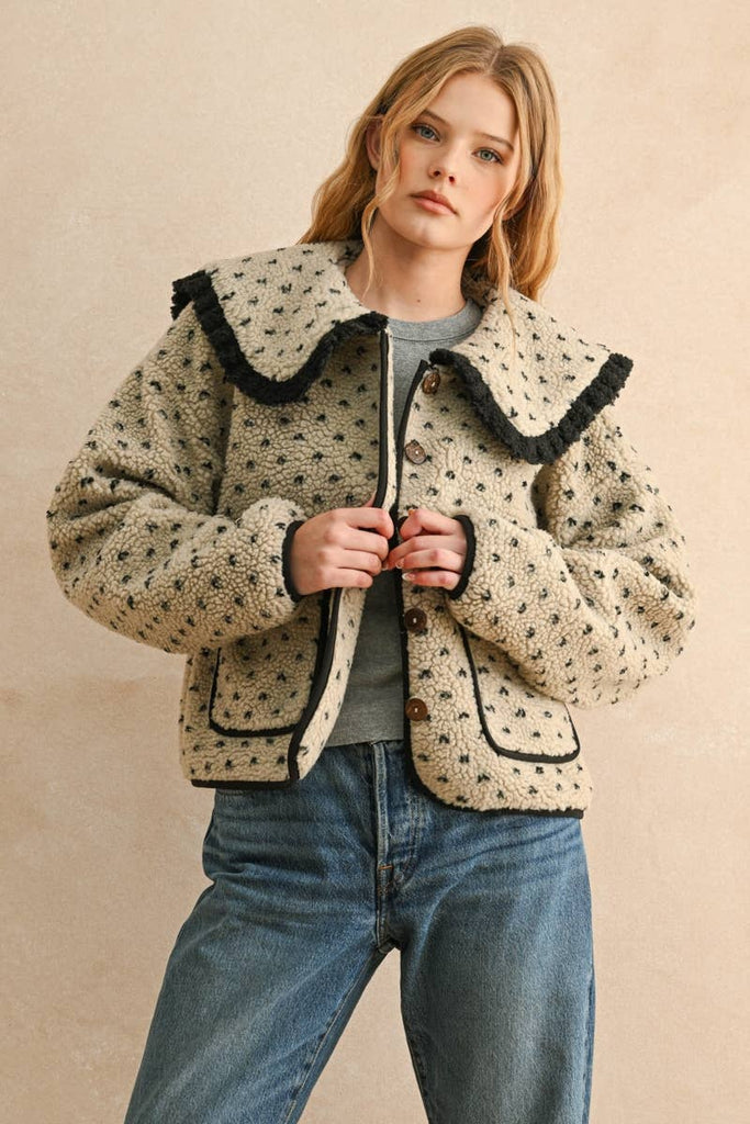 Molly Sherpa Collared Jacket