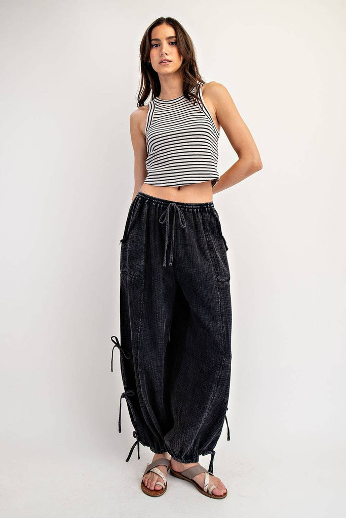 ★★！！☆☆！アンドマリー Highwaist ribbon pants johnny-was-workshop-dark-army-