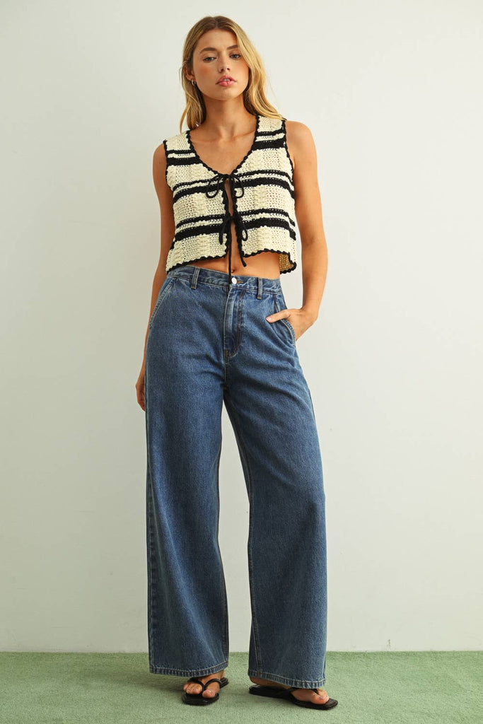 Crochet Tied Vest Top