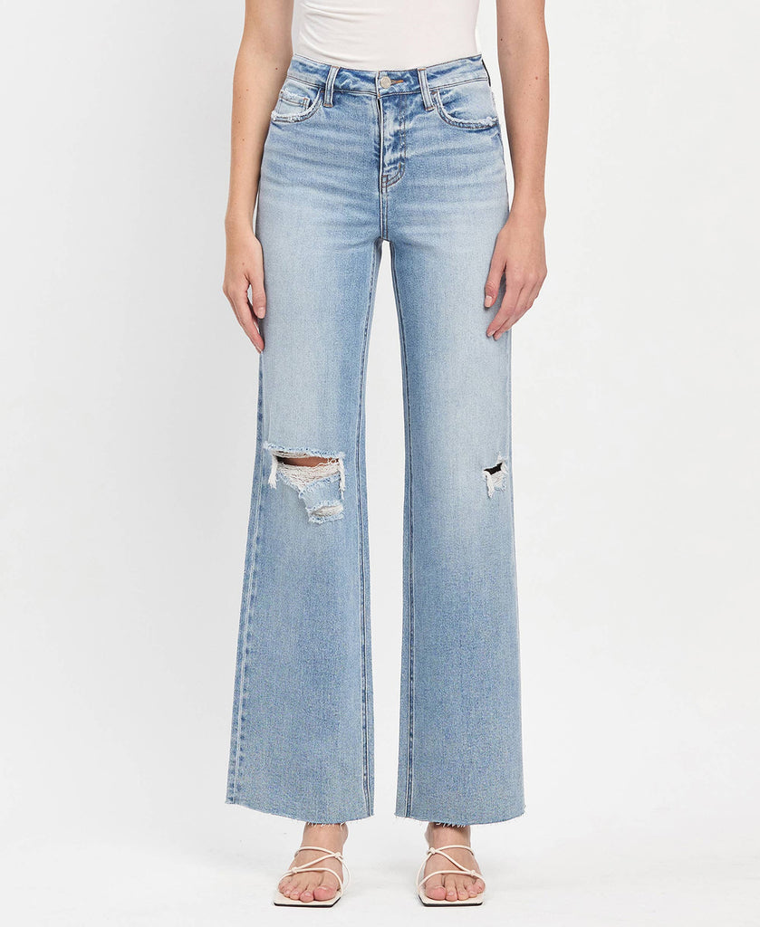 High Rise Clean Cut Jeans