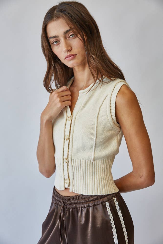 Kara Sleeveless Knit Top