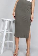 Load image into Gallery viewer, Double Layer Side Slit Skirt
