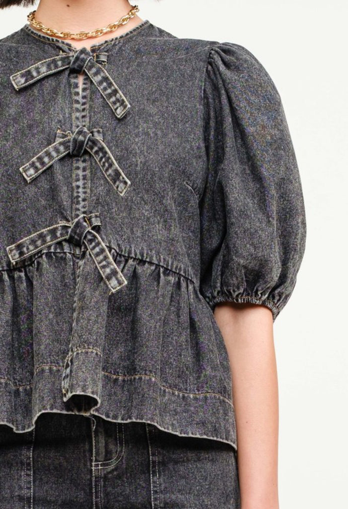 Nora Denim Blouse