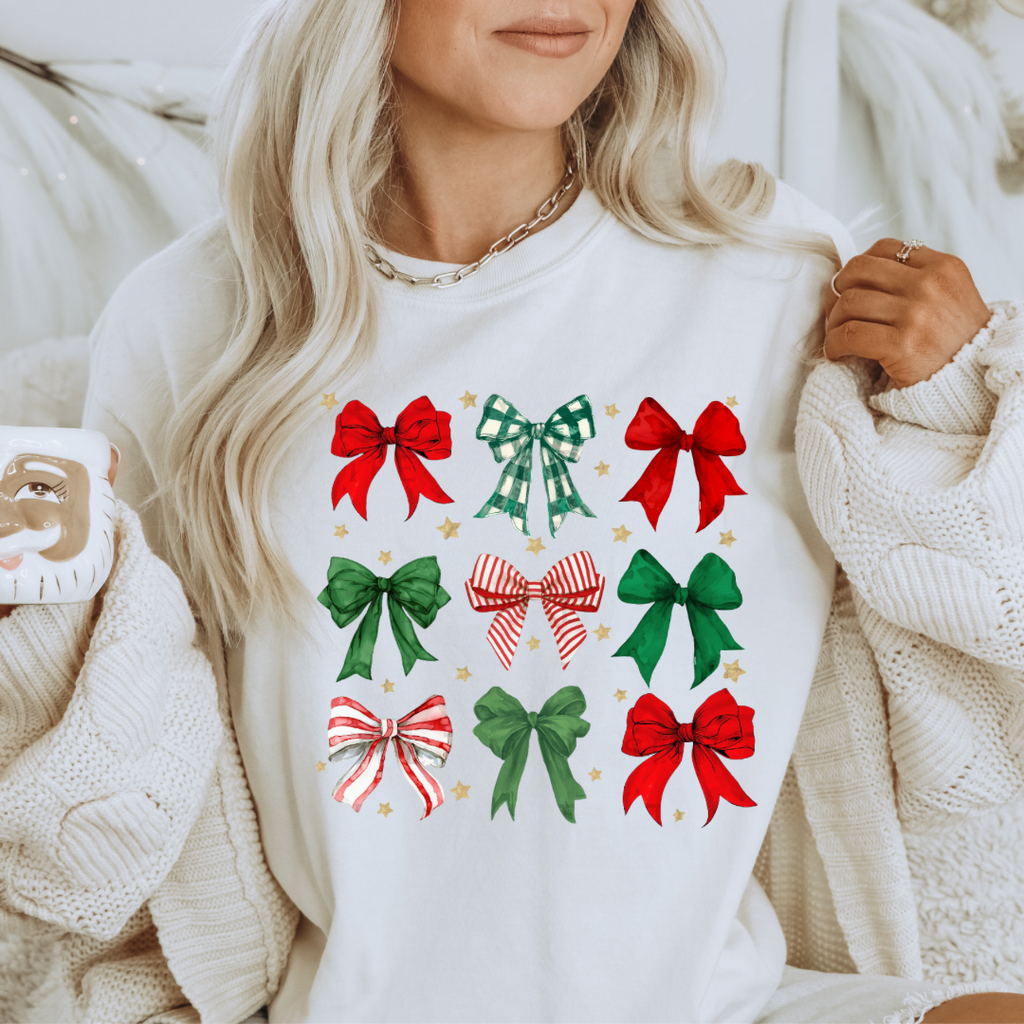 Christmas Bows Crewneck