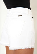 Load image into Gallery viewer, High Rise Mom Shorts - White
