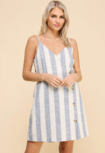 Load image into Gallery viewer, Striped Linen Dress
