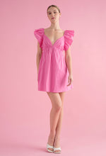 Load image into Gallery viewer, Audrey Tie Back Mini Dress
