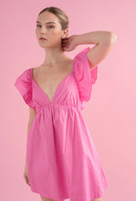 Load image into Gallery viewer, Audrey Tie Back Mini Dress

