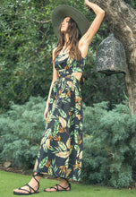Load image into Gallery viewer, Tropical Print Maxi Dress
