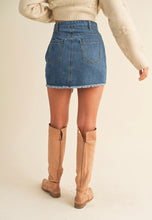Load image into Gallery viewer, Asymmetrical Denim Skirt
