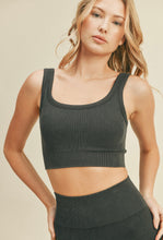 Load image into Gallery viewer, Ribbed Seamless Biker/Bra Set
