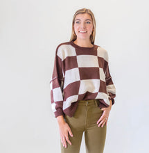 Load image into Gallery viewer, Chloe Checkered Sweater
