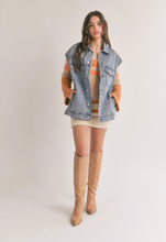 Load image into Gallery viewer, Gina Oversized Denim Jacket
