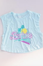 Load image into Gallery viewer, Malibu Barbie Crop Graphic Tee
