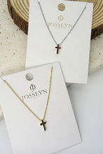Load image into Gallery viewer, Classic Mini Cross Necklace
