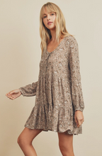 Load image into Gallery viewer, Rain Drop Tiered Swing Dress
