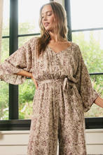 Load image into Gallery viewer, Paisley Kimono Jumpsuit
