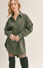 Load image into Gallery viewer, Bailey Oversized Shirt Dress
