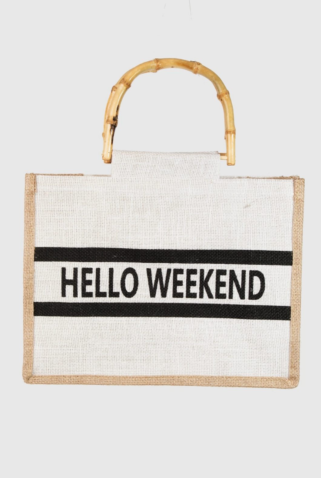 Bamboo Hello Weekend Tote Bag