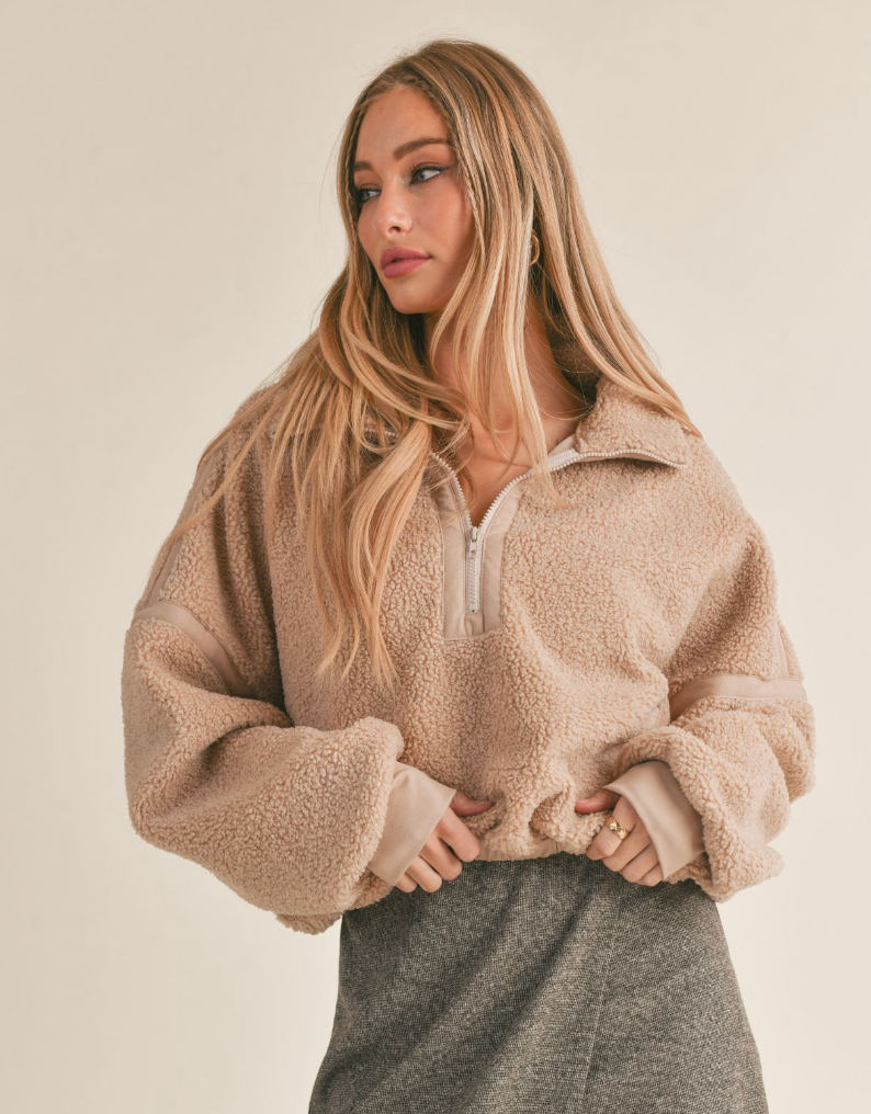 Express Yourself Sherpa Pullover