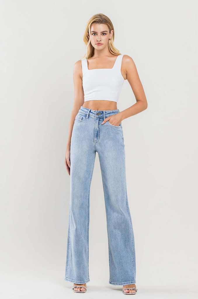 90 s Stretch Vintage Flare Jeans Sophie May Boutique