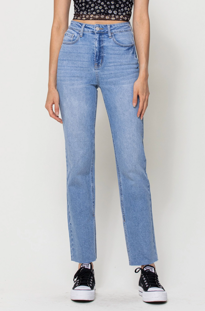 High Rise Straight Jean