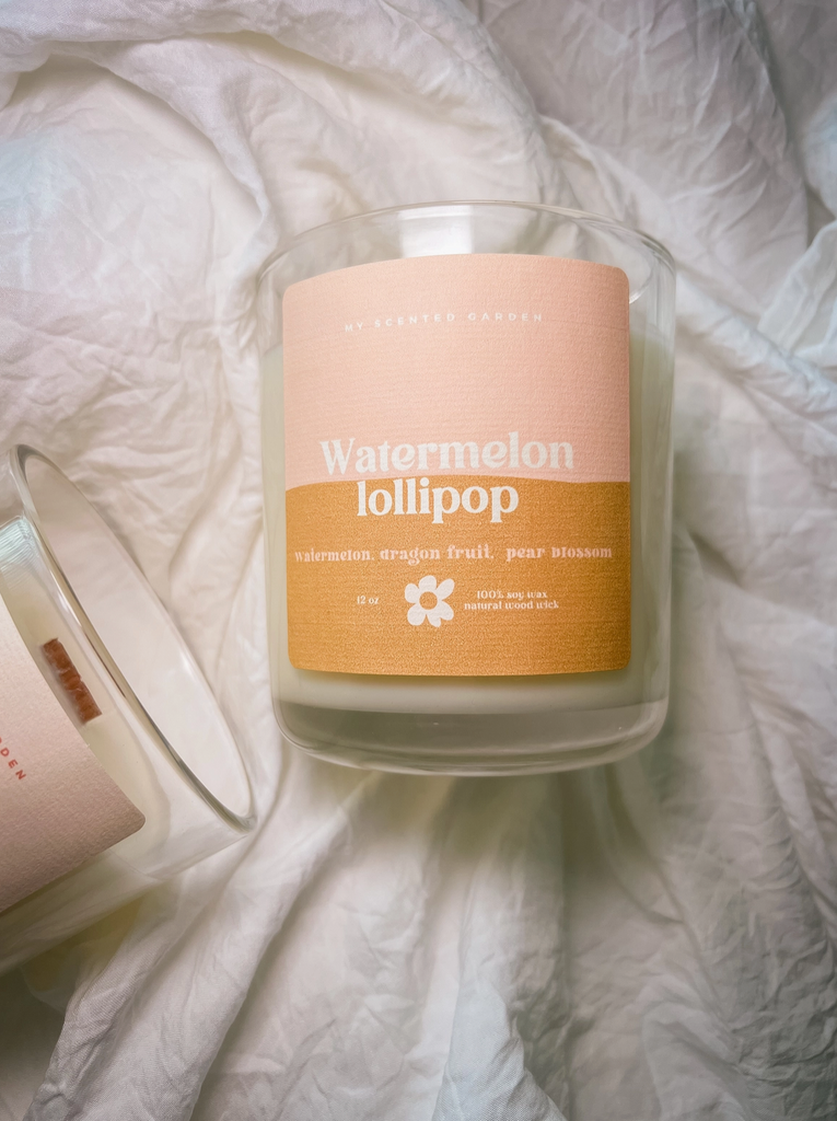 Watermelon Lollipop Candle