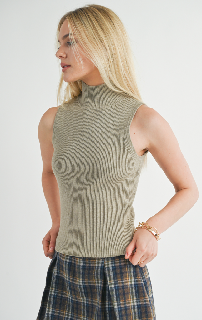 Nadia Mock Neck Tank