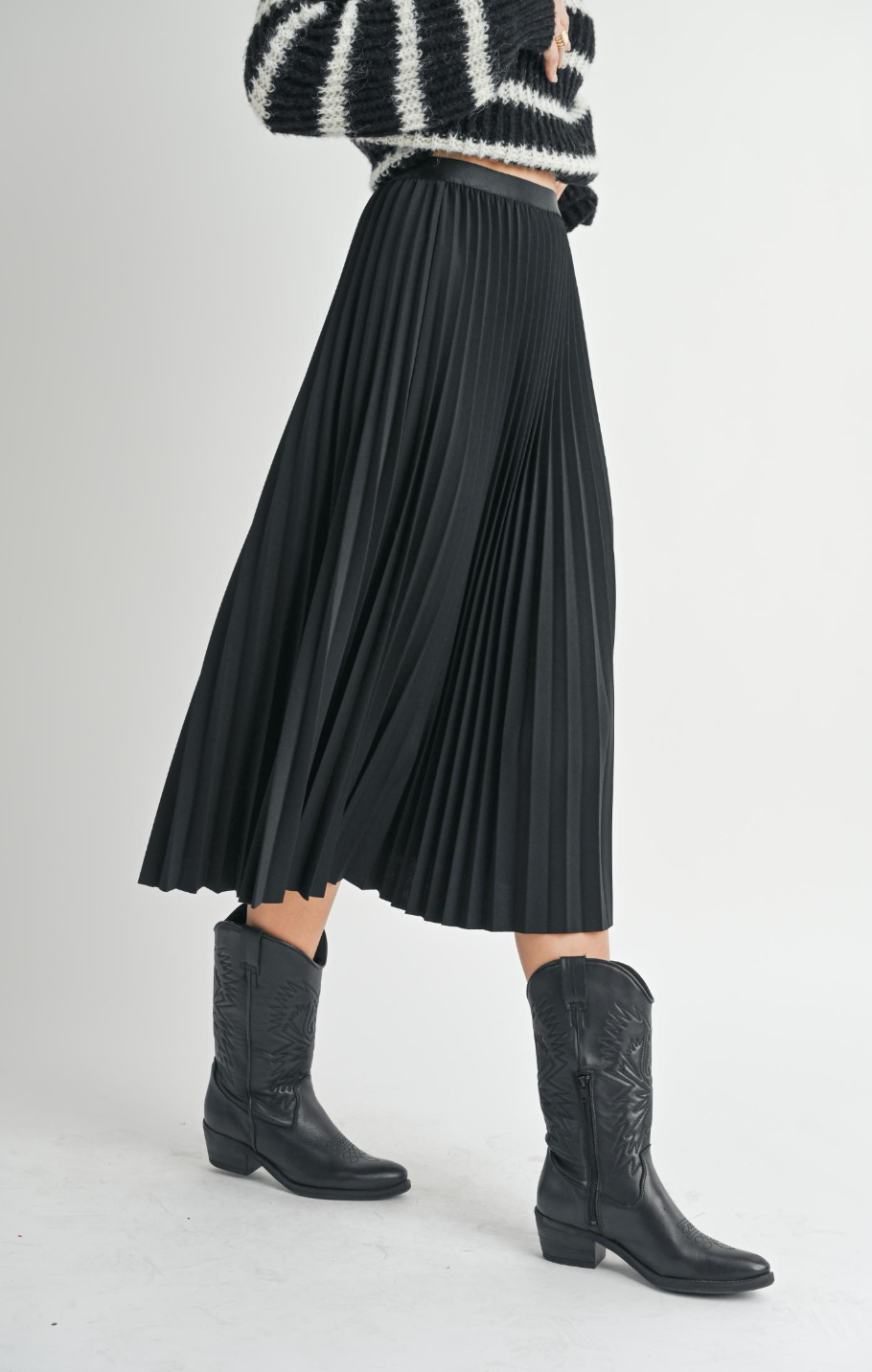 【INCHANT ME】Sophie Pleats Midi Skirt Full of Charm Midi Skirt – Sophie May Boutique