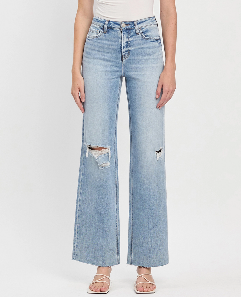 High Rise Wide Leg Jeans