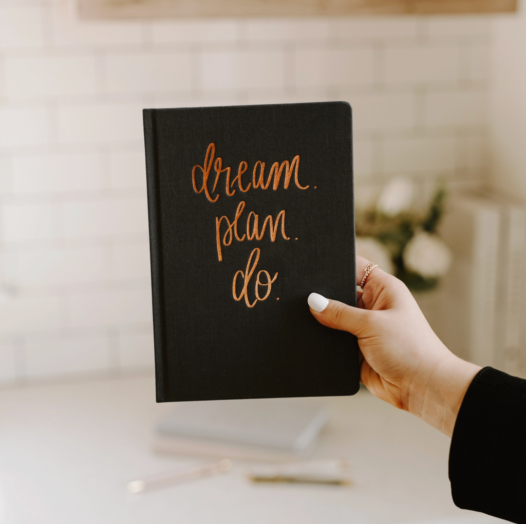 Dream Plan Do Fabric Journal