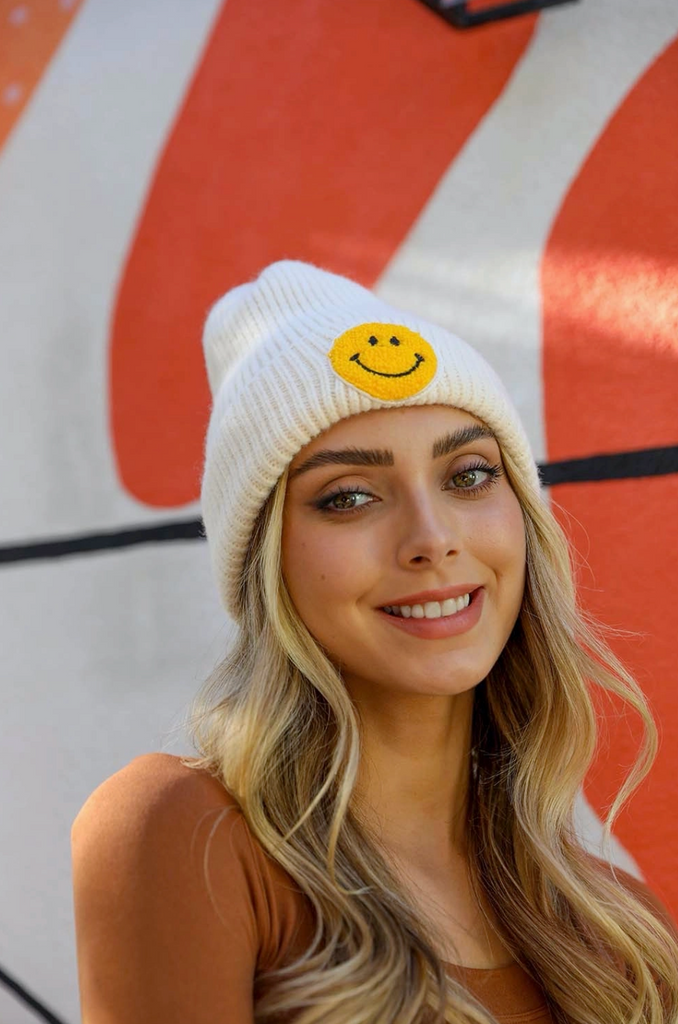 Smiley Face Beanie