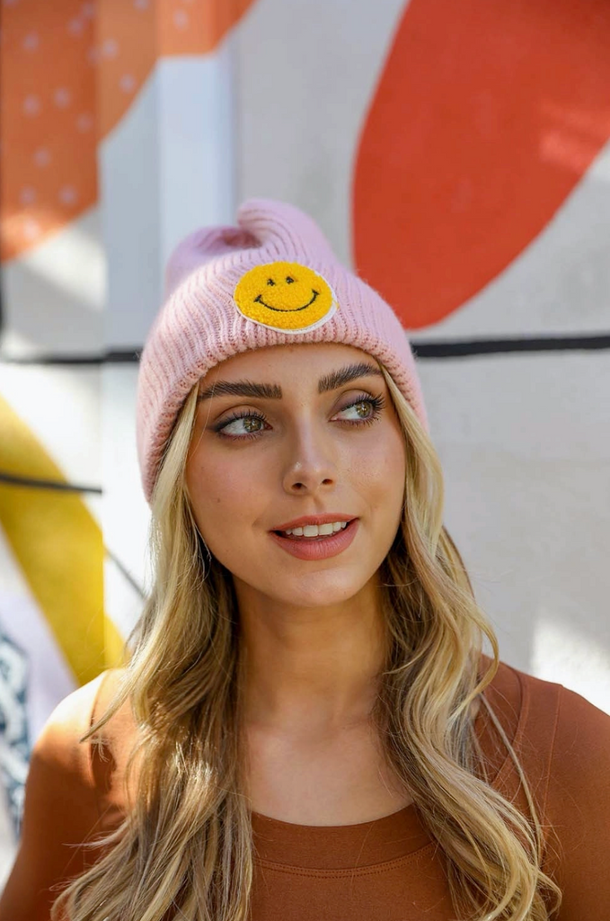 Smiley Face Beanie