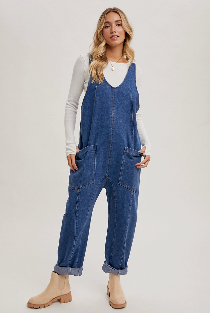 Krissy Denim Overalls