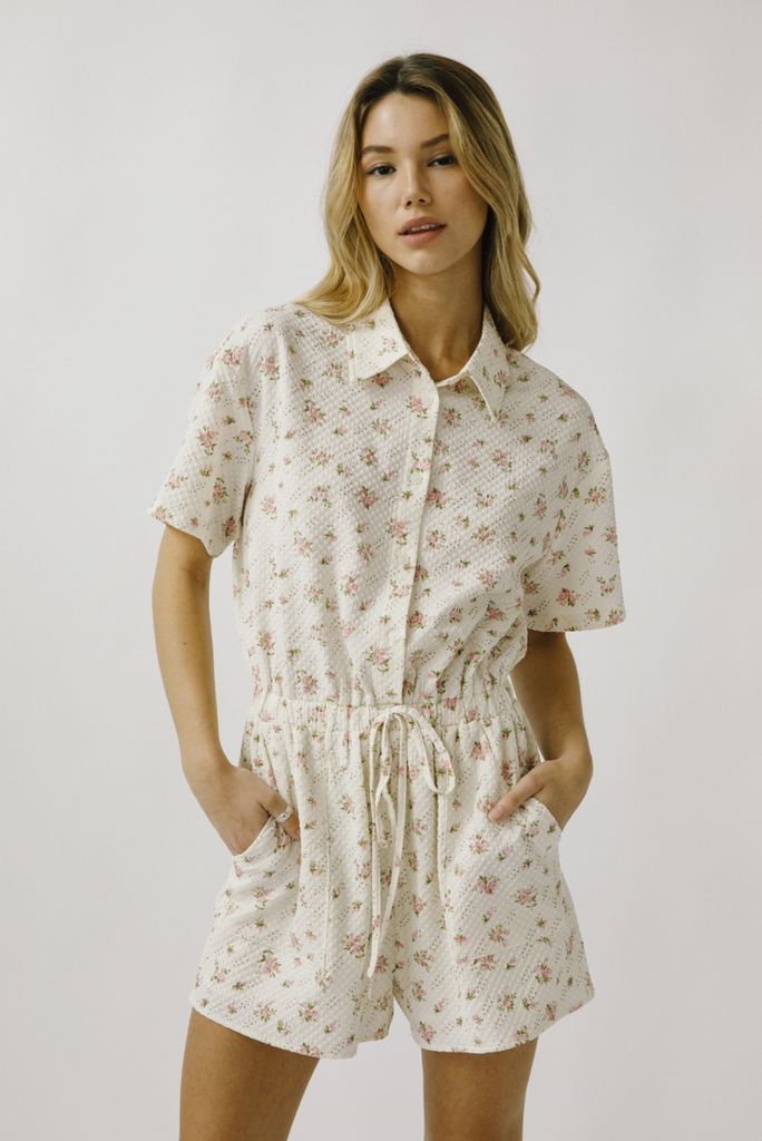 Tiny Floral Bouquet Romper