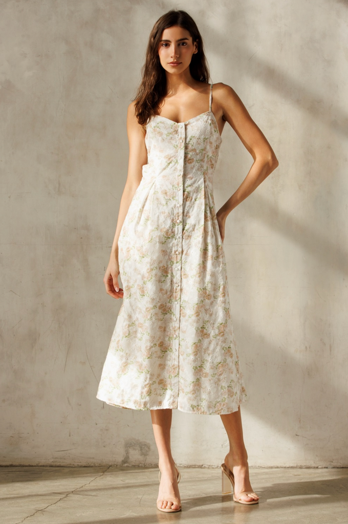 Kaylie Floral Midi Dress