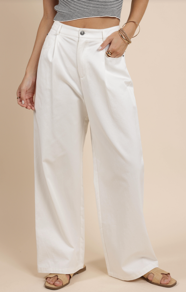 Porto Pleated Pants
