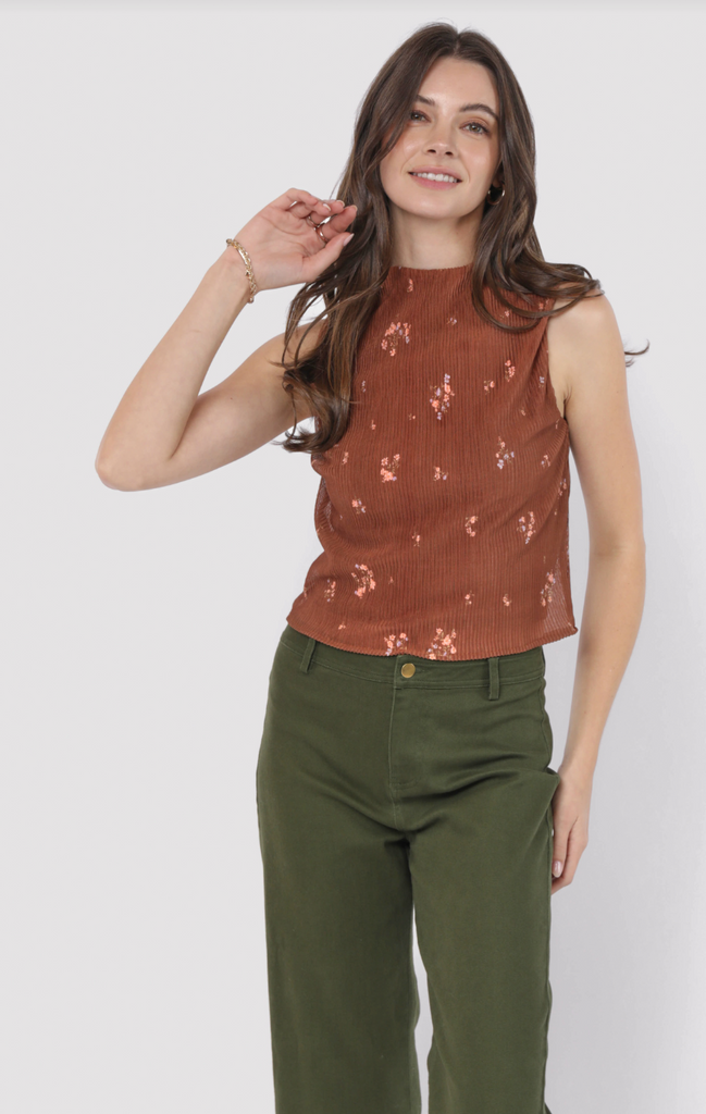 Last Dance High Neck Top