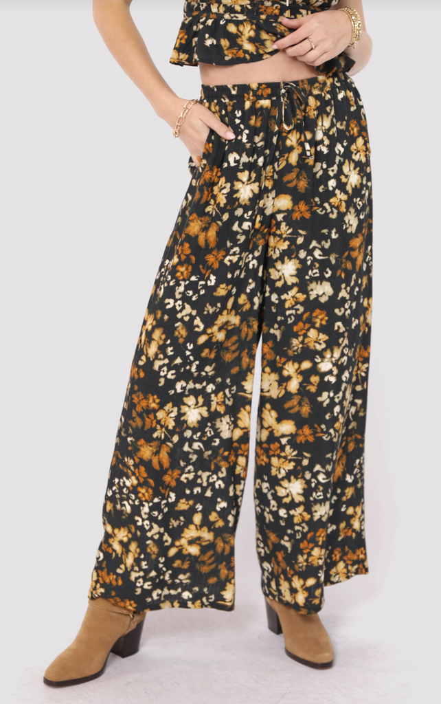 With Ease Wide Leg Pants for women, part of the Strawberry Skies collection at Sophie May Boutique.