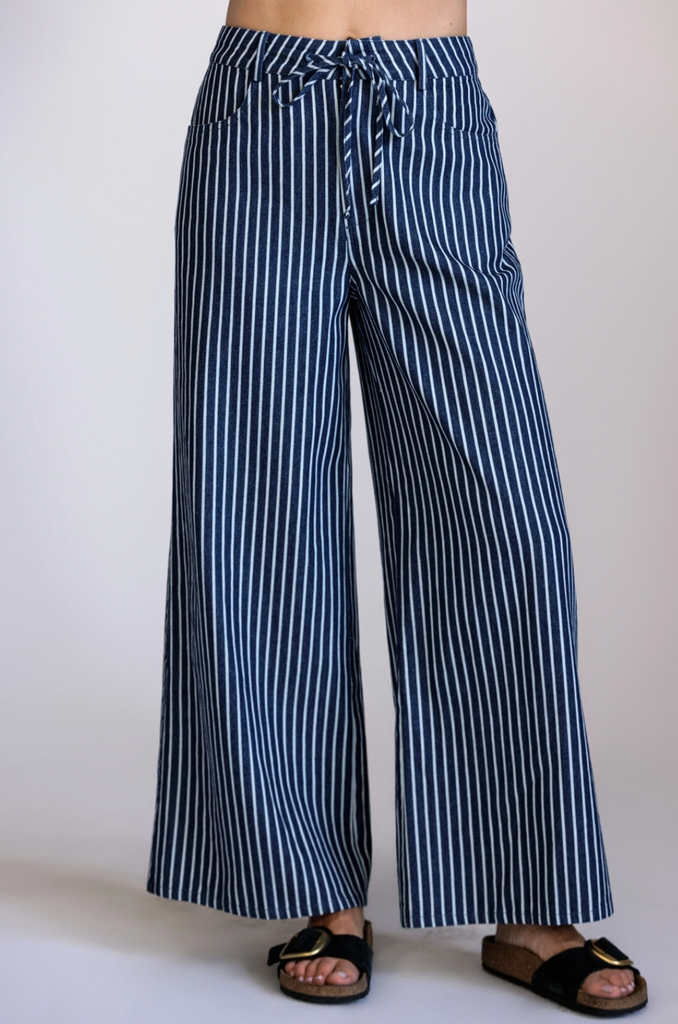 Vertical Stripe Wide Leg Pants – Sophie May Boutique