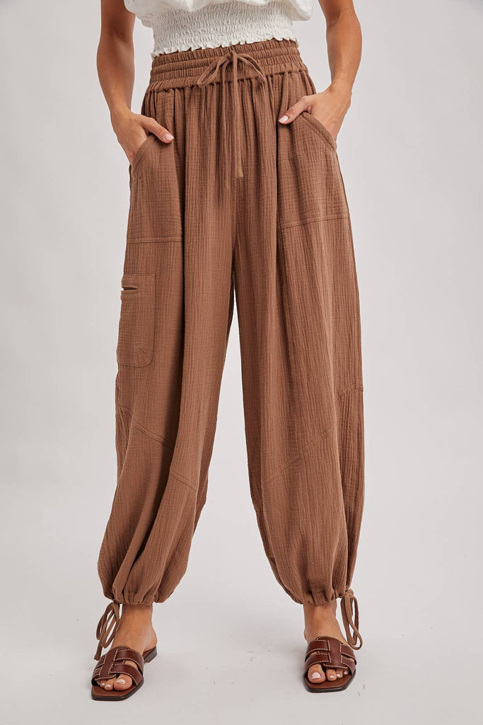 Tie Detail Joggers