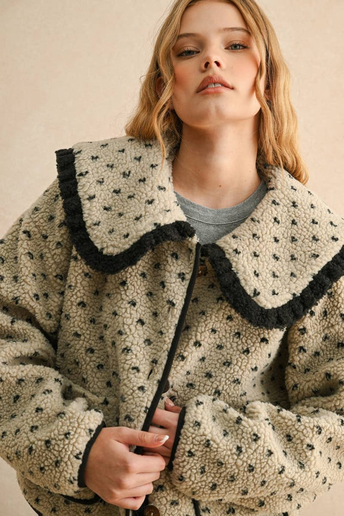 Molly Sherpa Collared Jacket