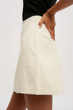 Load image into Gallery viewer, Corduroy Mini Skirt
