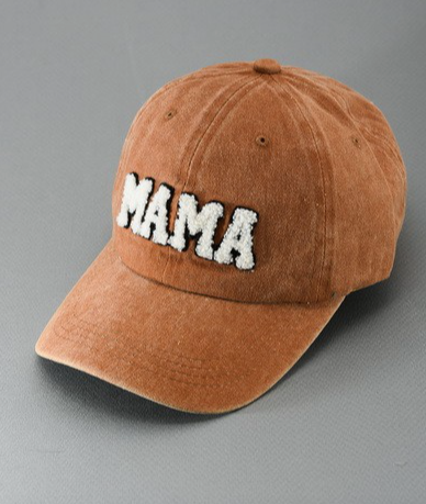 Washed Sherpa Mama Ball Cap